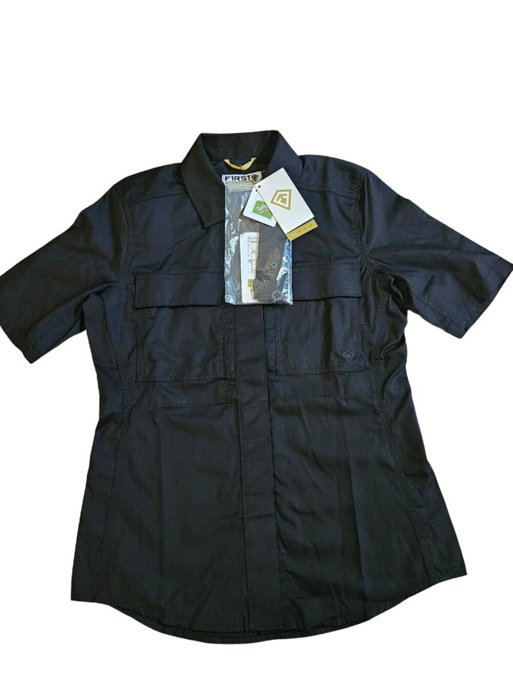 First Tactical Womens Specialist BDU Short Sleeve Shirt Black Small NWT 122005